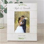 25835 - Laurels Of Love Personalized Wedding Shiplap Picture Frame