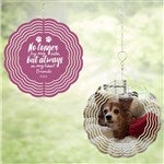 46877 - Paw Prints On my Heart Personalized Wind Spinner 
