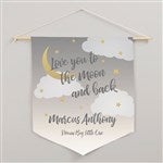 38968D - Beyond the Moon Personalized Pennant