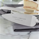 21112 - Lenox® Devotion Engraved Cake Knife & Server Set