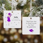 27248 - Graduation Girl philoSophies® Personalized Ornaments