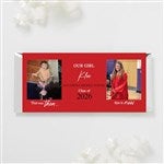 40544 - Then & Now Graduate Personalized Photo Candy Bar Wrappers
