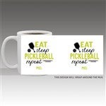 47511 - Pickleball Personalized Sports Coffee Mugs