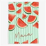 55790 - Fruit Pop Name Personalized Twin Fleece Blanket