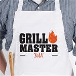 20488 - Master & Future Master Of The Grill Personalized Aprons & Potholders