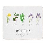 33461 - Birth Month Flower Personalized Blanket