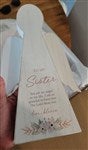 35747 - My Sister Personalized Wood Angel