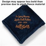 37457 - In Memory Of... Personalized Fleece Blanket