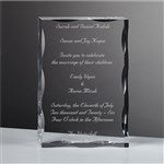 7009 - Our Wedding Invitation Engraved Keepsake