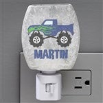 38441 - Construction & Monster Trucks Personalized Frosted Night Light