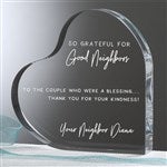 37925 - Grateful For You Personalized Heart Keepsake