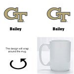 33041 - NCAA Georgia Tech Yellow Jackets Personalized Coffee Mug