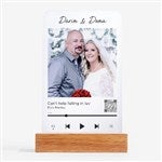 55726 - Personalized Acrylic Photo Plaque with Audio QR Code 