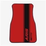 53649 - Racing Stripes Personalized Front Car Mat Set