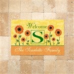 7103 - Summer Sunflowers Personalized Doormats
