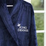31769 - King and Queen Wedding Embroidered Luxury Fleece Robes
