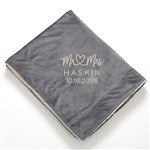 28707 - Infinite Love Wedding Embroidered Sherpa Blanket
