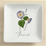 42964 - Birth Month Flower Personalized Ring Dish