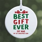 48812 - Best Christmas Gift Personalized Baby Ornament