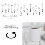 34870 - Garden Of Love Personalized Coffee Mug 