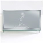 47987 - Birth Month Flower Engraved Glass Jewelry Box