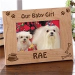 4515 - A Puppy Pose Personalized Picture Frame