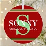 16297 - My Name Means... Personalized Ornament