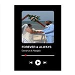 55337 - Anniversary Personalized Greeting Card with Audio QR Code