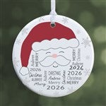 48681 - Santa Repeating Name Personalized Ornament
