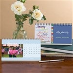 9594 - Seasons Change Personalized Photo Desk Calendar 