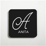 27142 - Initial Accent Personalized Coaster