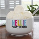 13821 - All Mine! Personalized 14 oz. Snack Bowl
