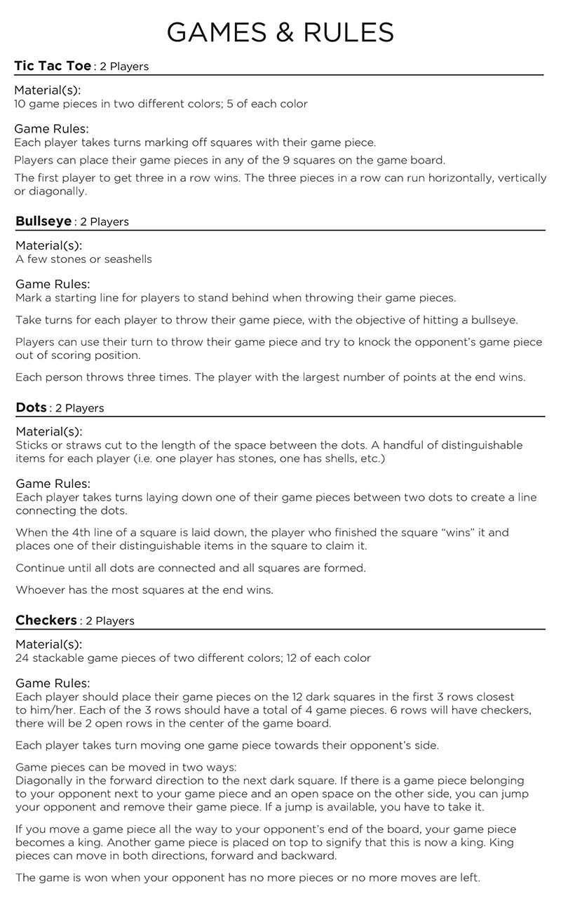 Games & Rules