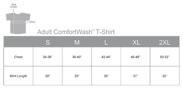 Click here for size chart