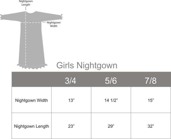 Click here for size chart