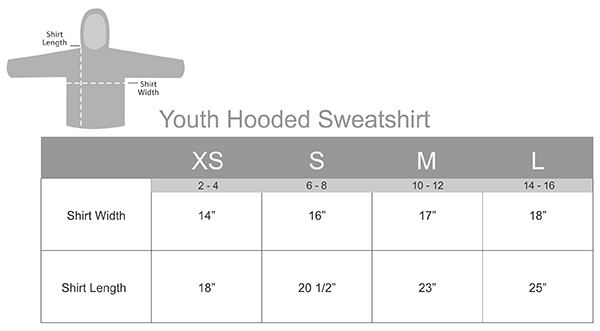 Click here for size chart